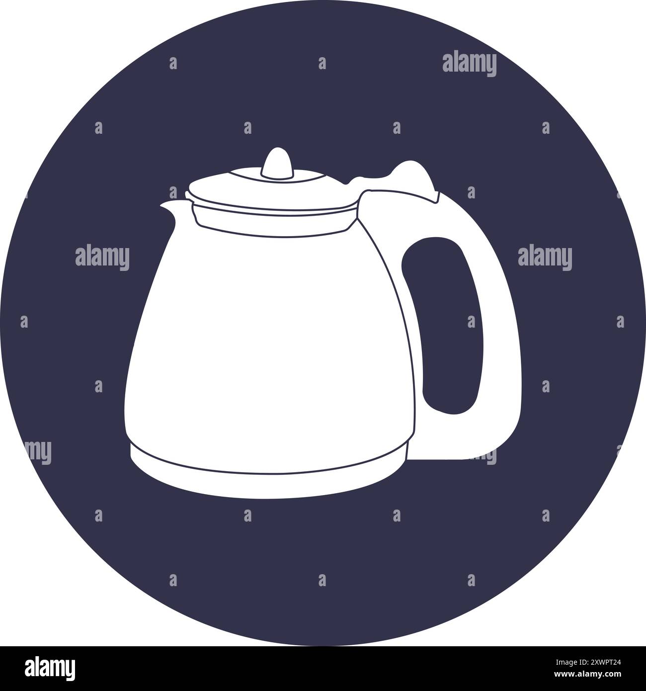 Teapot Icon Vector Simple design template Stock Vector Image & Art - Alamy