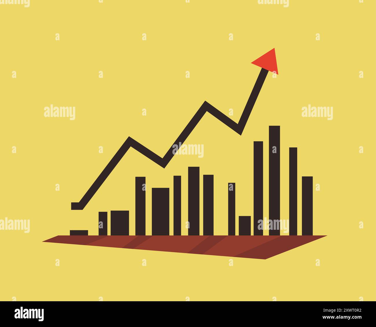 Bar chart simple vector hi-res stock photography and images - Alamy