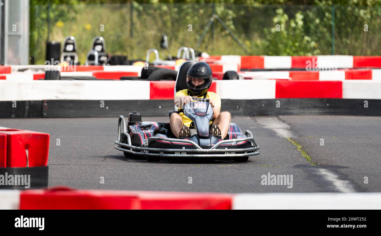 Racing driver racing car competition driving speed hi-res stock ...