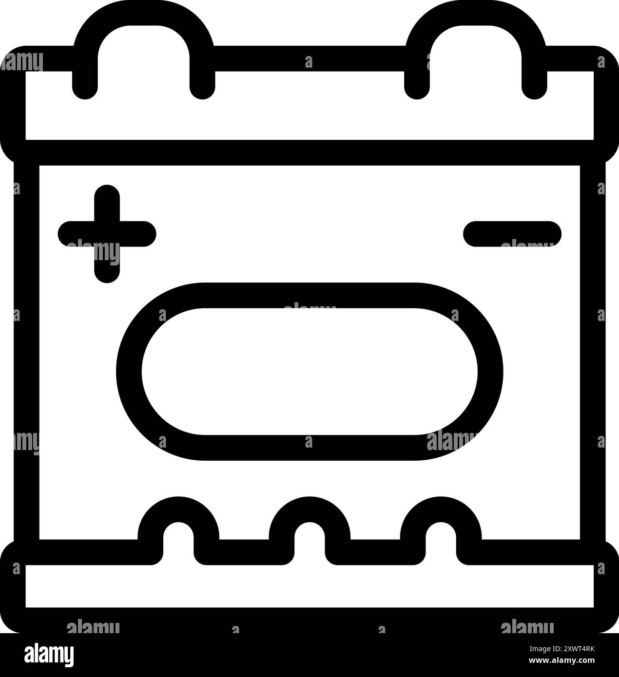 Connection to battery terminals black and white stock photos images