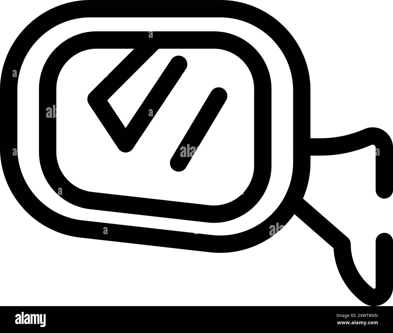 Car side mirror reflecting light on white background Stock Vector