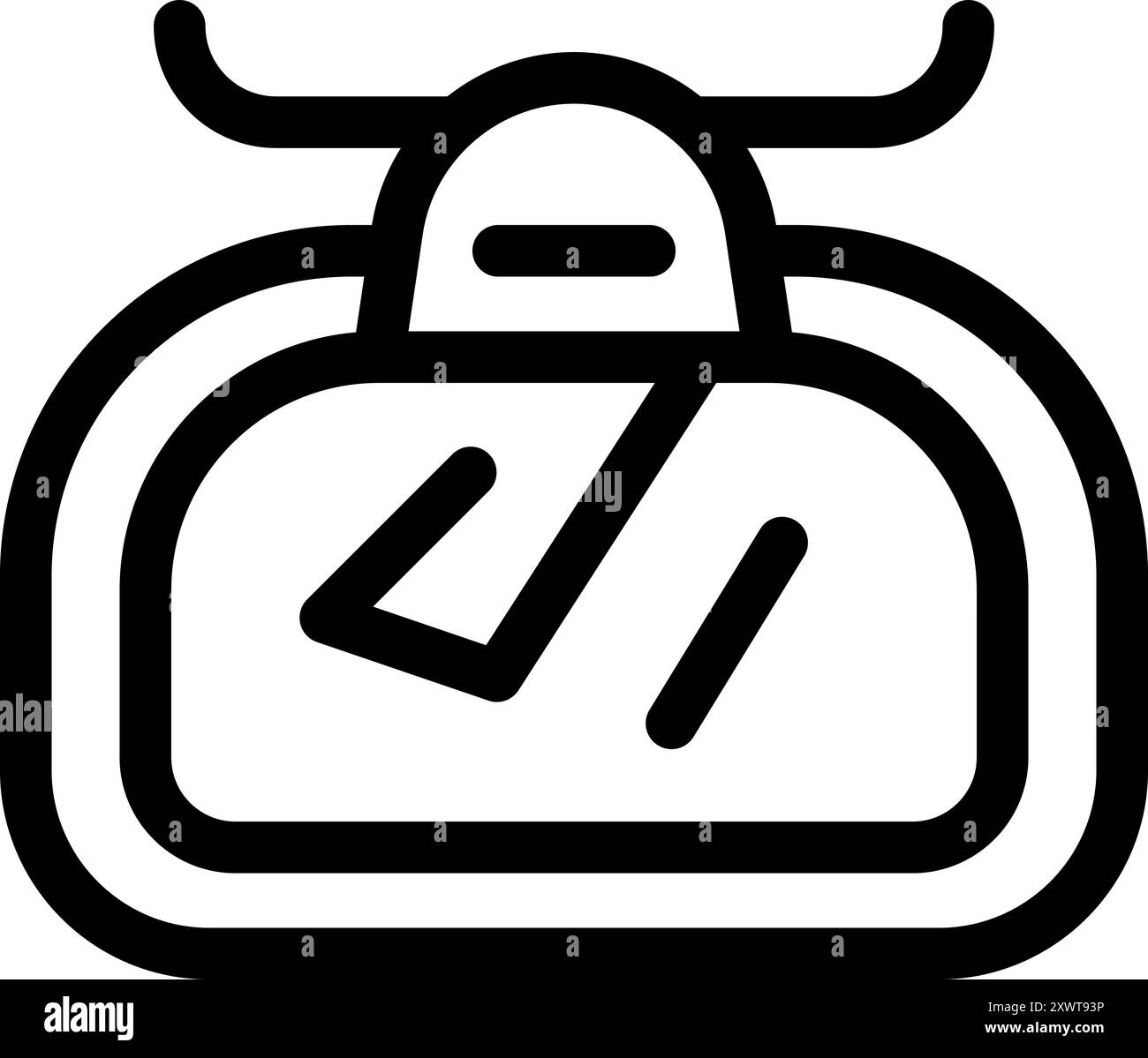 Going up mountain cable car Stock Vector Images - Alamy