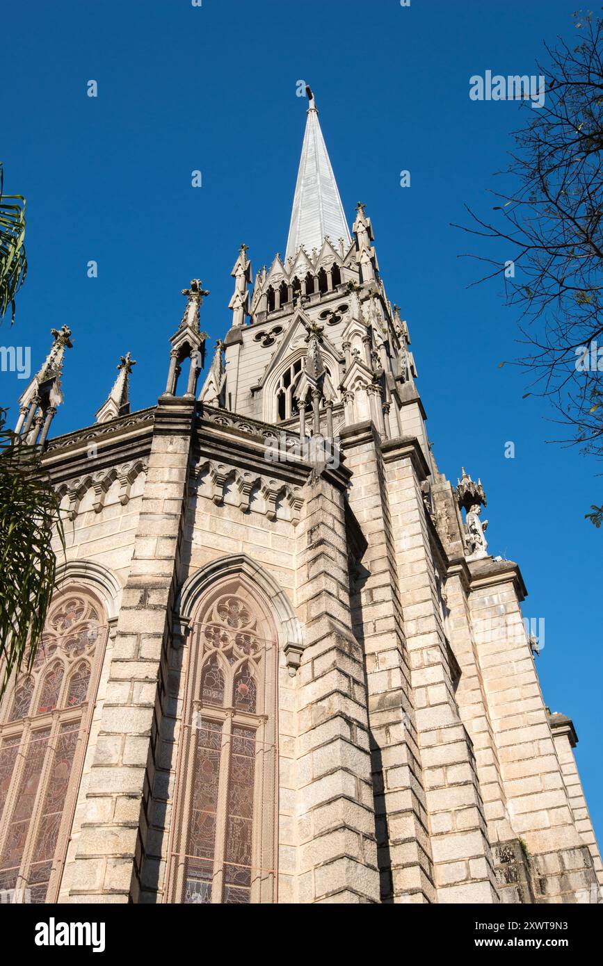 Catedral Sao Pedro de Alcantara, Petrópolis, Brazil Stock Photo