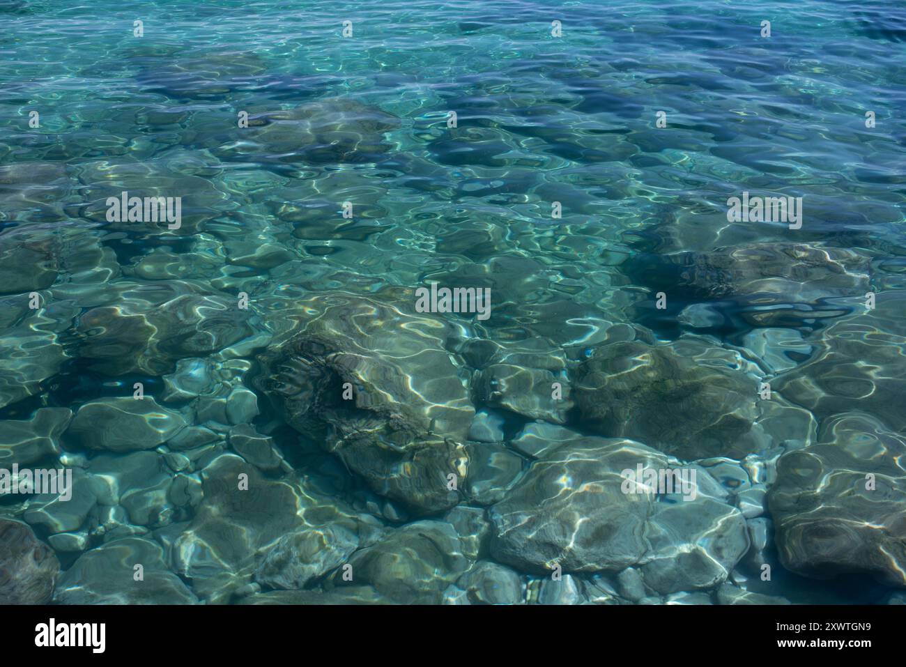 Translucent Water With Rocks Pool water surface forms from hi-res stock photography and images - Alamy