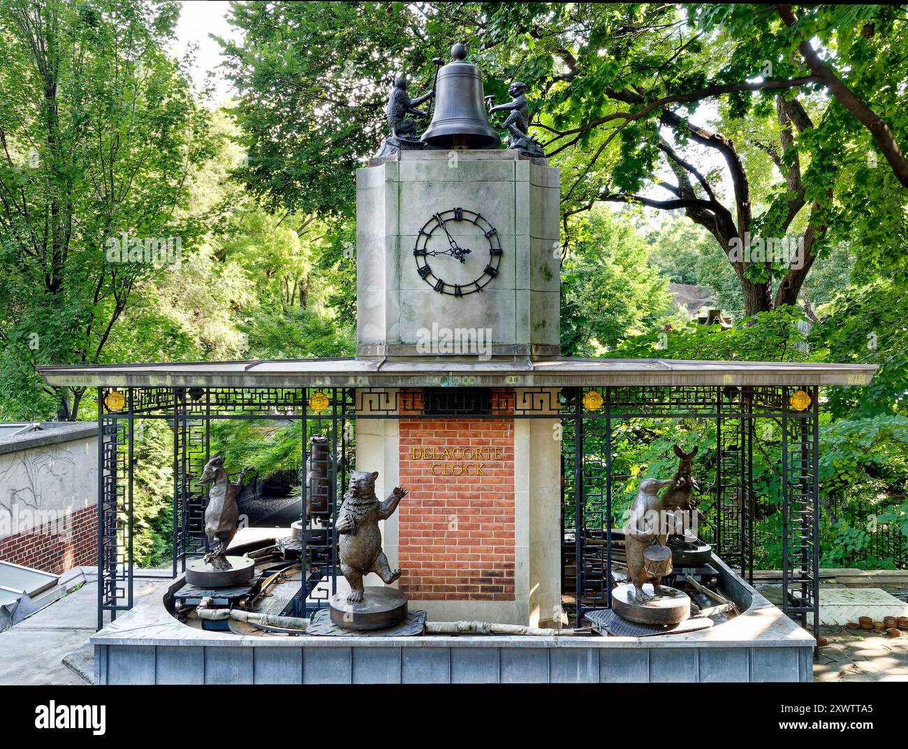 Central Parks Delacorte Clock Stock Photo