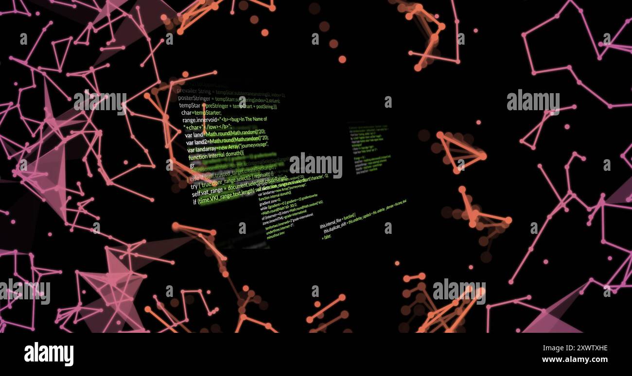 Image of ai data processing over networks of connections Stock Photo ...