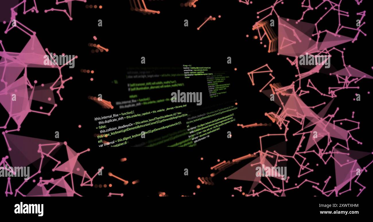 Image of ai data processing over networks of connections Stock Photo ...