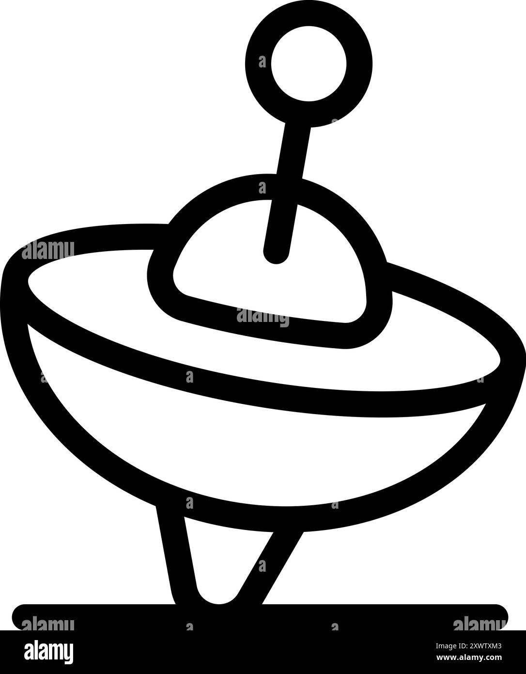 Play the spinning top Black and White Stock Photos & Images - Alamy