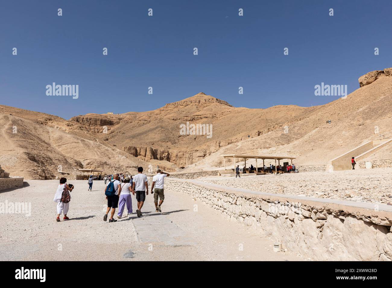 Valley of the Kings, kings valley, west bank of the Nile river, Luxor, Egypt, North Africa, Africa Stock Photo