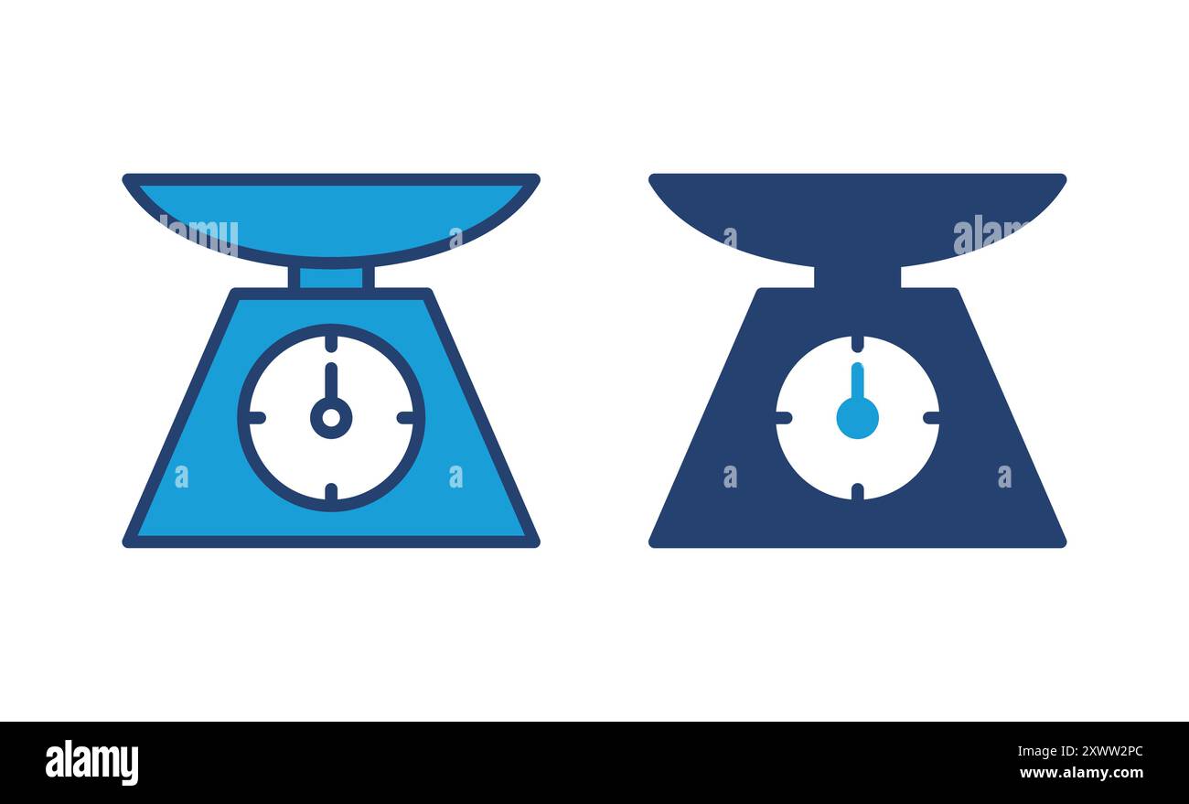 Scales icon vector presentation Stock Vector Images - Alamy