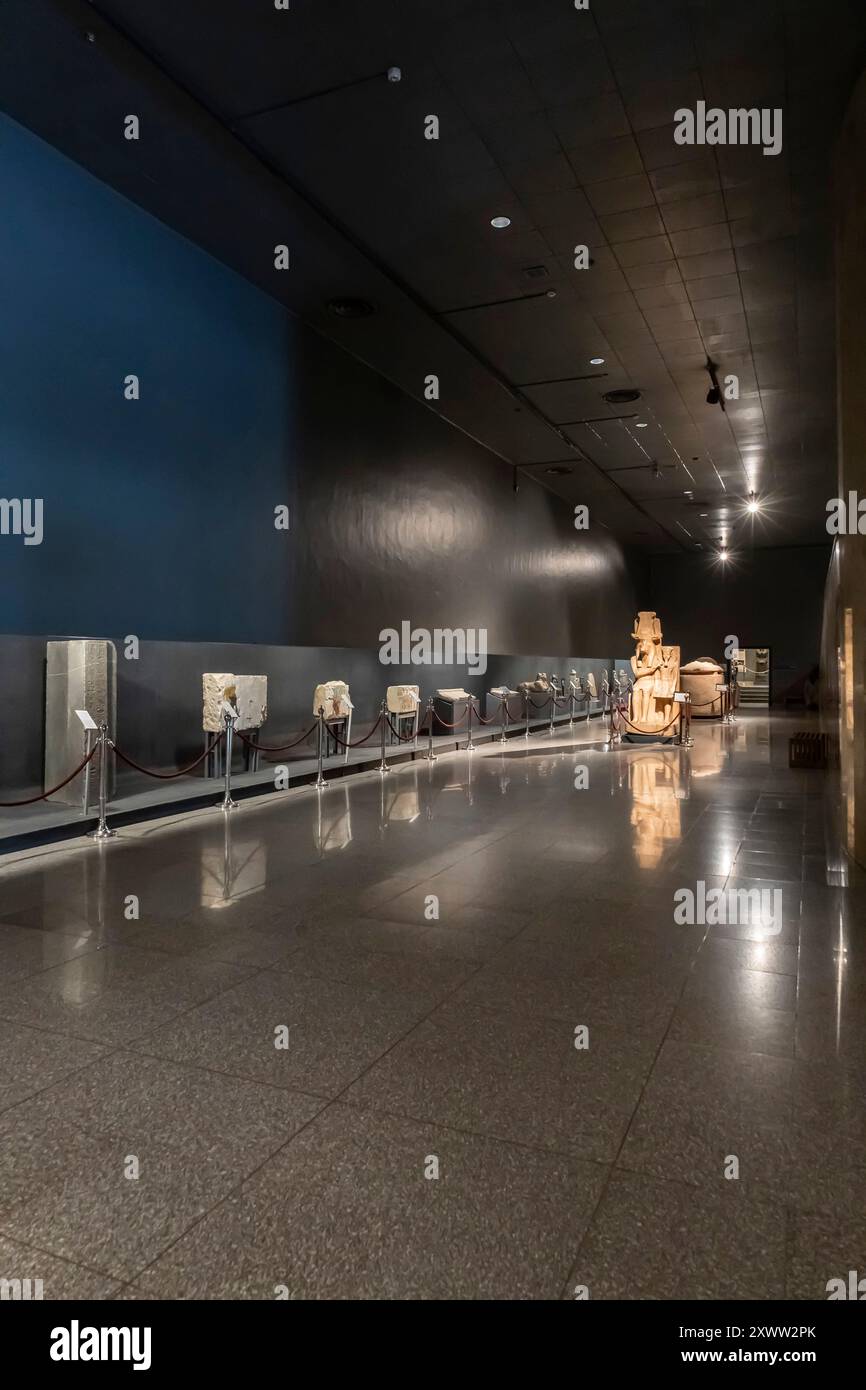 Luxor museum, Gallery hall, Luxor, Egypt, North Africa, Africa Stock Photo