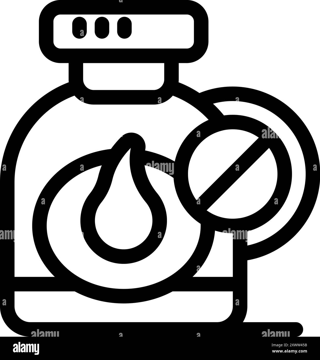 Flammable material pictogram Black and White Stock Photos & Images - Alamy