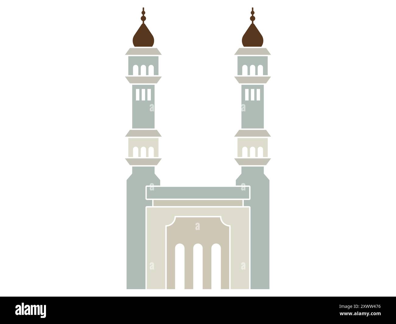 masjidil mosque al-haram mecca islam pilgrimage destination holy sacred ...