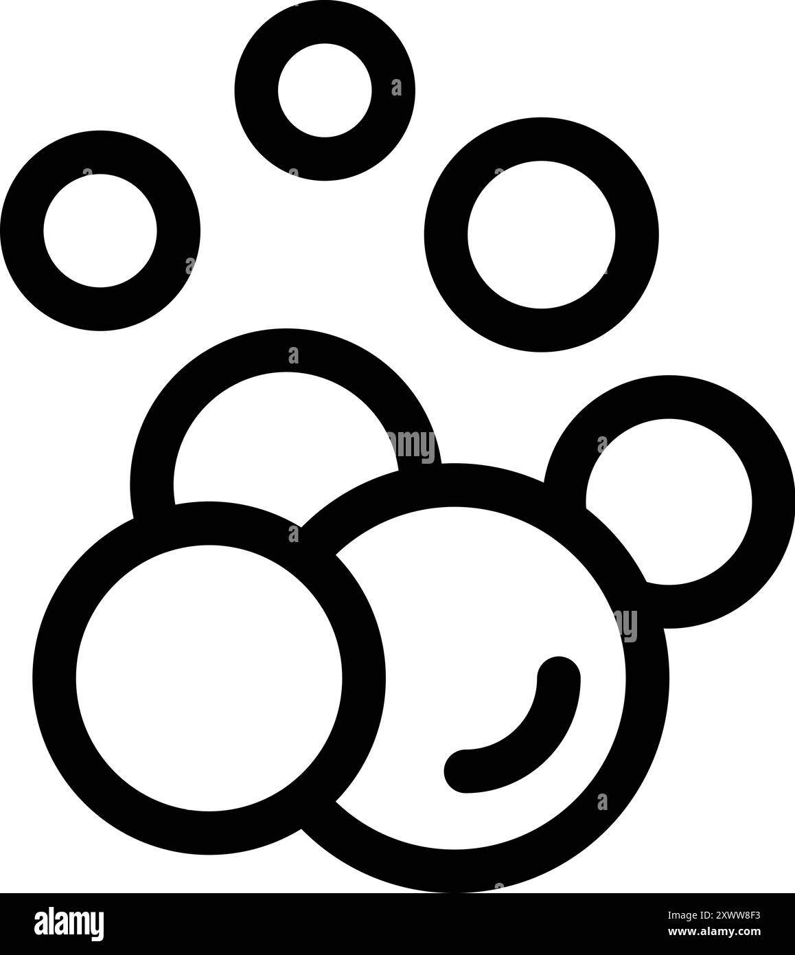 Bubble bubbles bath time foam Stock Vector Images - Alamy