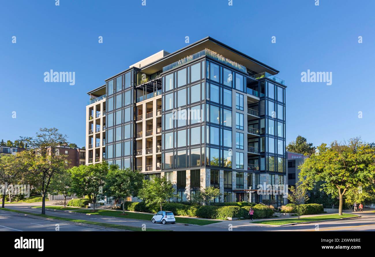 Exterior of condominium building at daytime Stock Photo - Alamy