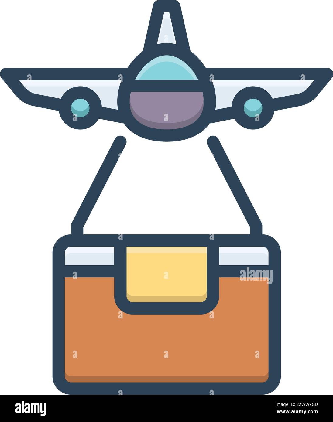 Icon for air delivery, courier Stock Vector Image & Art - Alamy