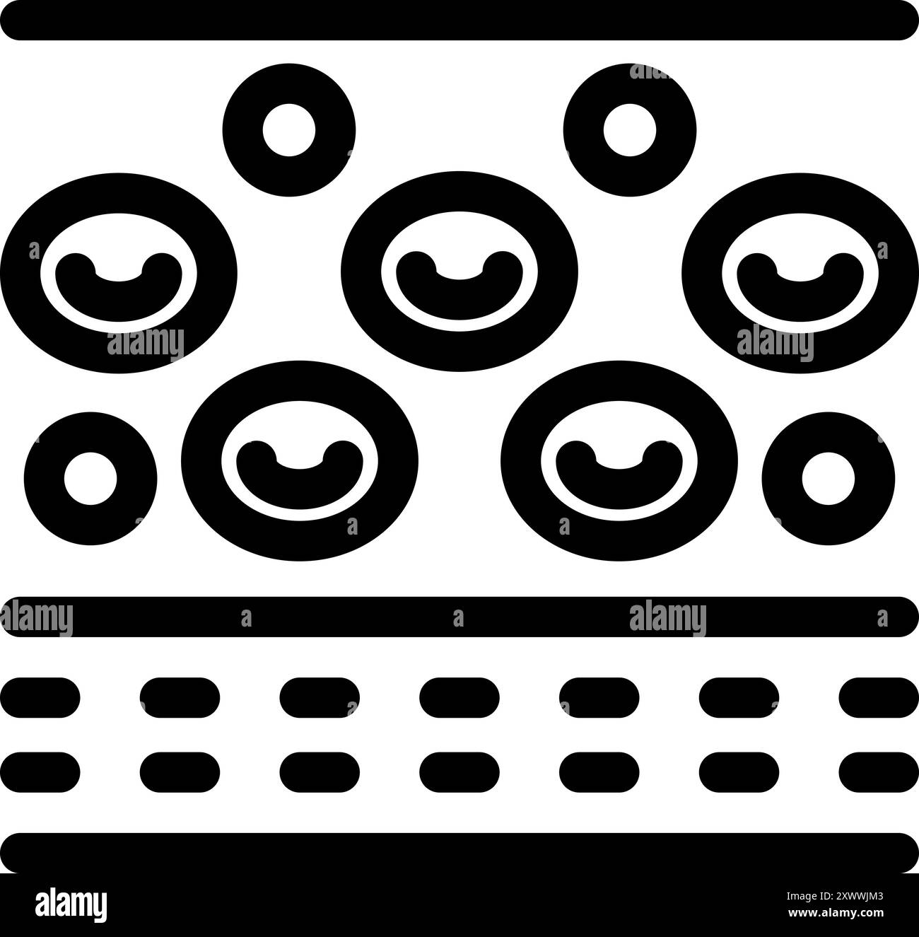 Blood cells flowing through artery cross section showing plasma and platelets Stock Vector