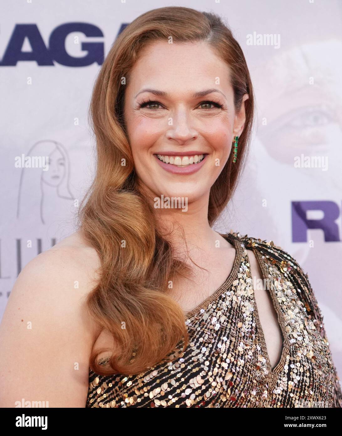 Los Angeles, USA. 20th Aug, 2024. Amanda Righetti arrives at the REAGAN ...