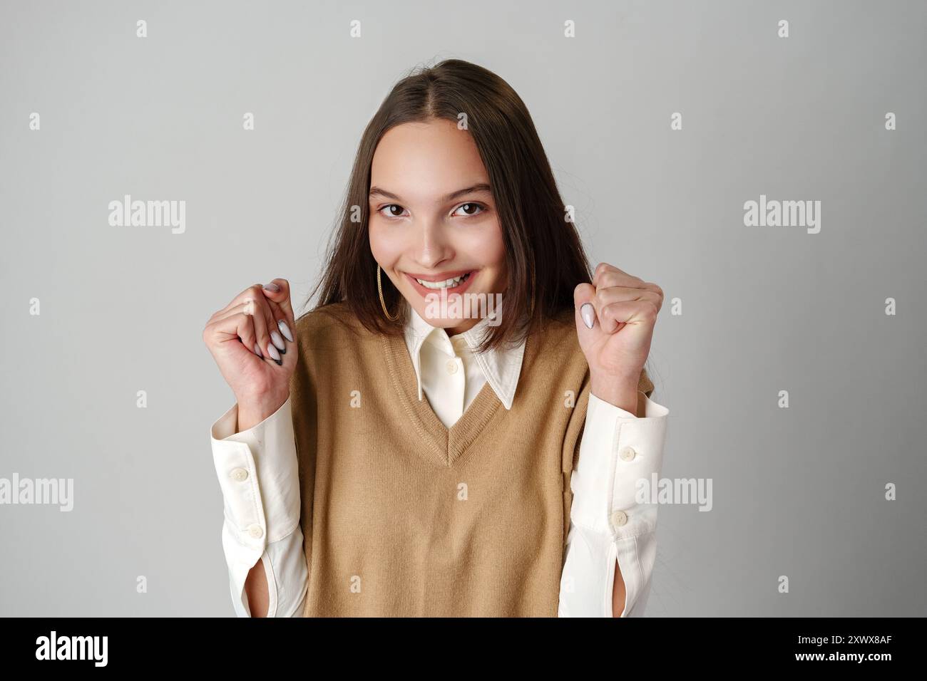 Energy fist pump portrait hi-res stock photography and images - Alamy