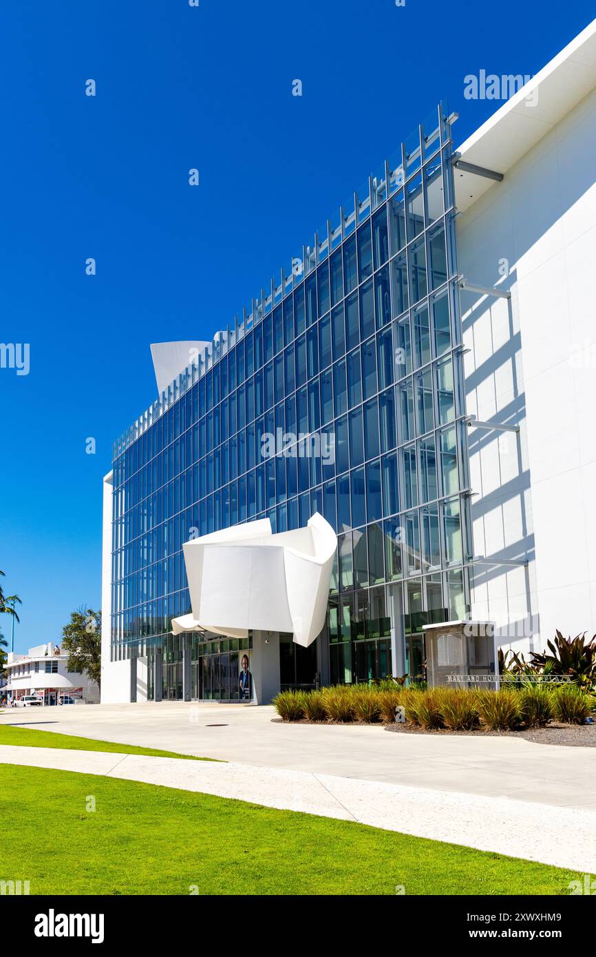 Exterior of New World Center concert hall building by Frank Gehry, Miami Beach, Florida USA Stock Photo