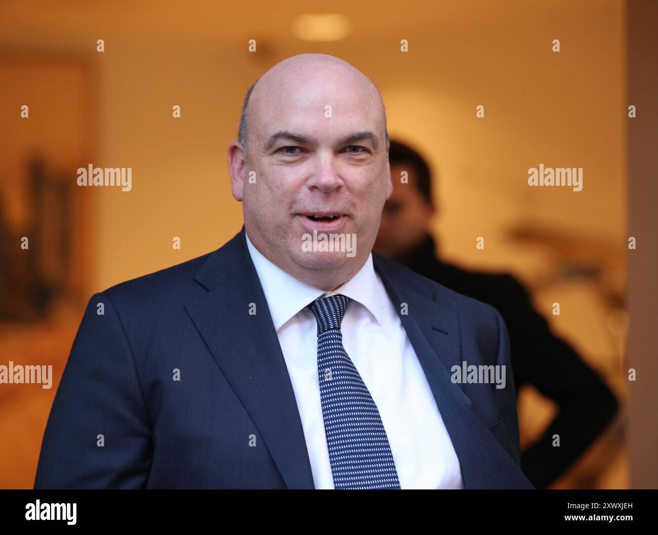 Mike Lynch leaves the Rolls Building in London following the civil case over his £8.4 billion sale of his software firm Autonomy to Hewlett-Packard in 2011. Picture date: Monday March 25, 2019. Stock Photo