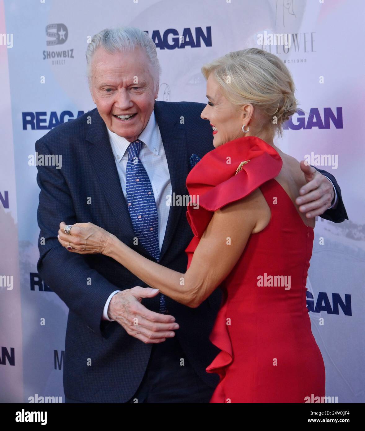 Voight Rising Cast Los Angeles, US, August 20, 2024. Cast members Jon Voight (L) and ...
