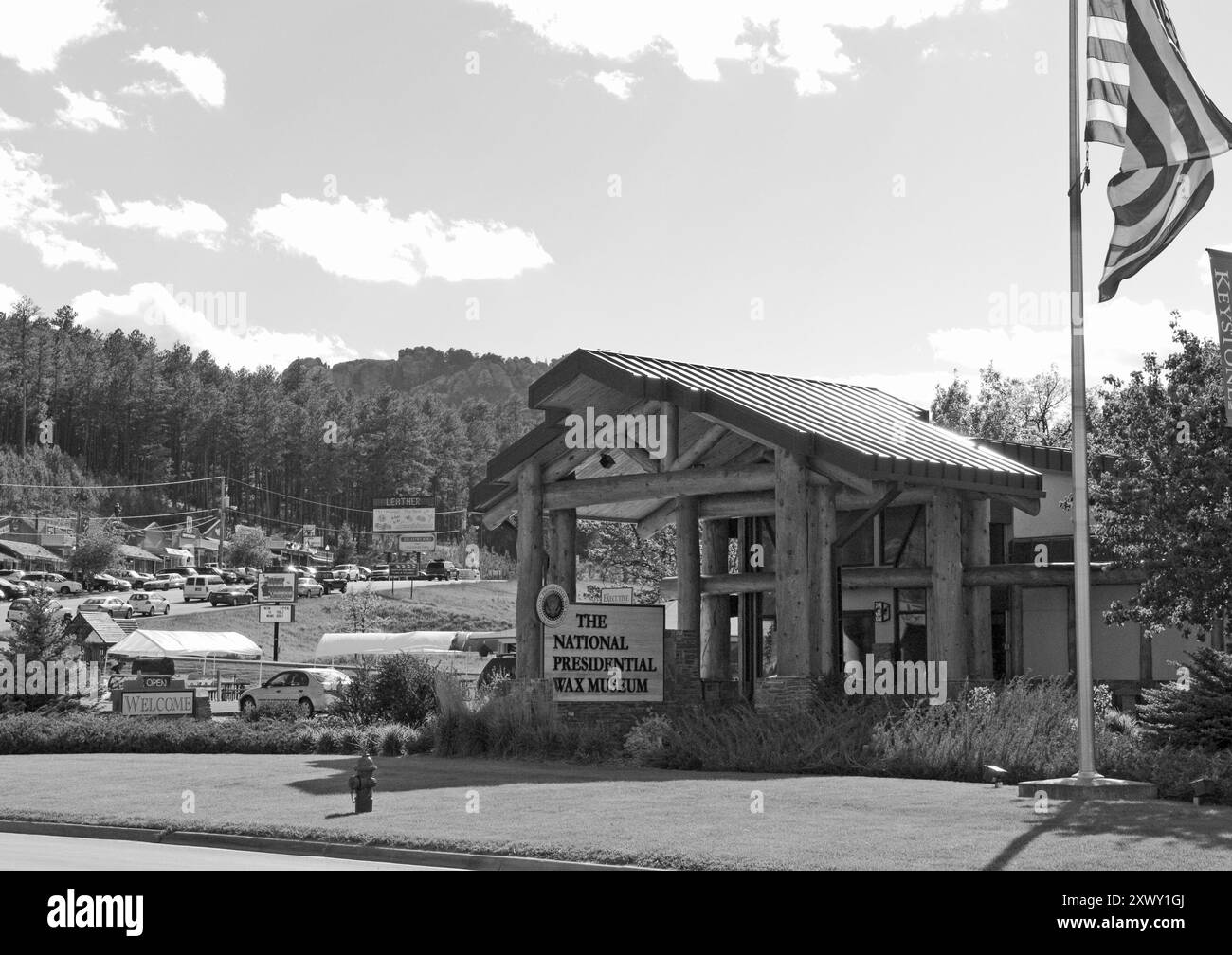 National Presidential Wax Museum building in Keystone, South Dakota ...