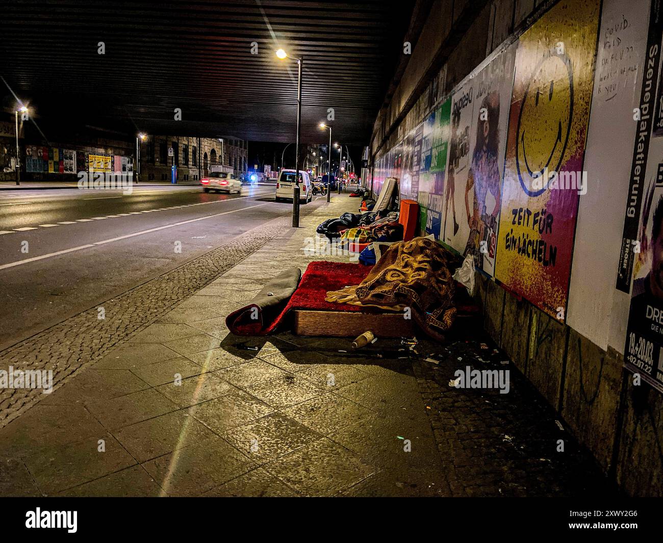 Homeless People Asleep Homeless People Asleep, underneith ...