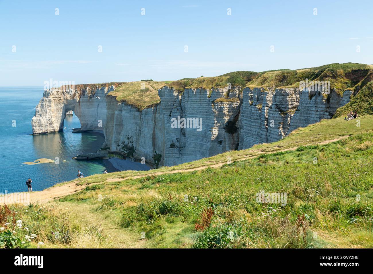 Etretat cliffs in france hi-res stock photography and images - Alamy