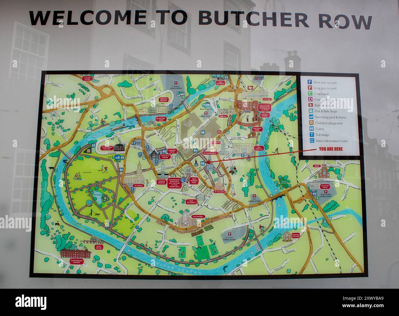 Welcome to butchers row hi-res stock photography and images - Alamy