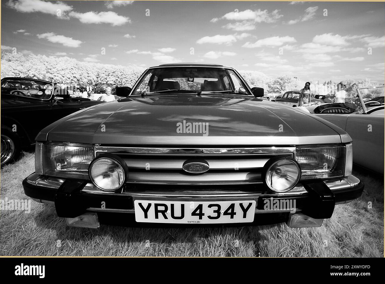 1982 Ford Granada Ghia, owned by John Langford at the Classics at Penshurst Car Show at Penshurst Place 18th August 2024  Photo: Michael Cole Stock Photo