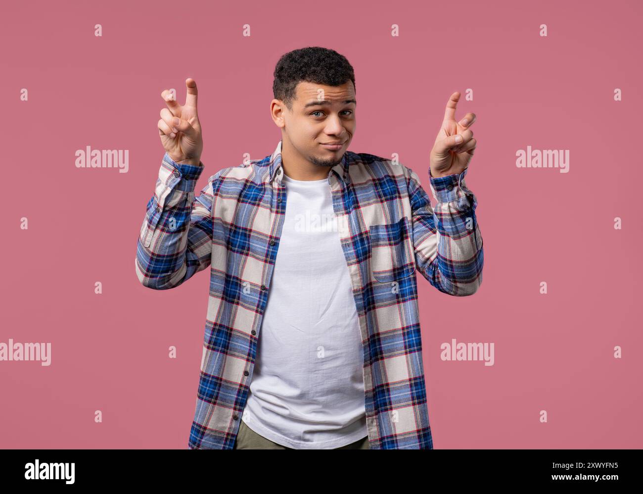 Air quote fingers isolated hi-res stock photography and images - Alamy
