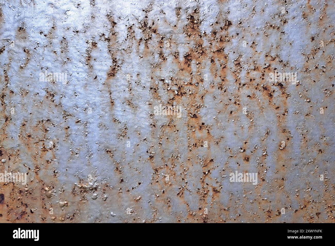 Silver Colour Rusted The surface is covered with cracked silver paint and rust. Backgrounds ...