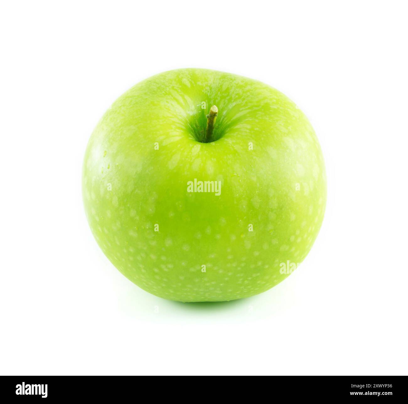 Green Apple isolated on white background Stock Photo - Alamy