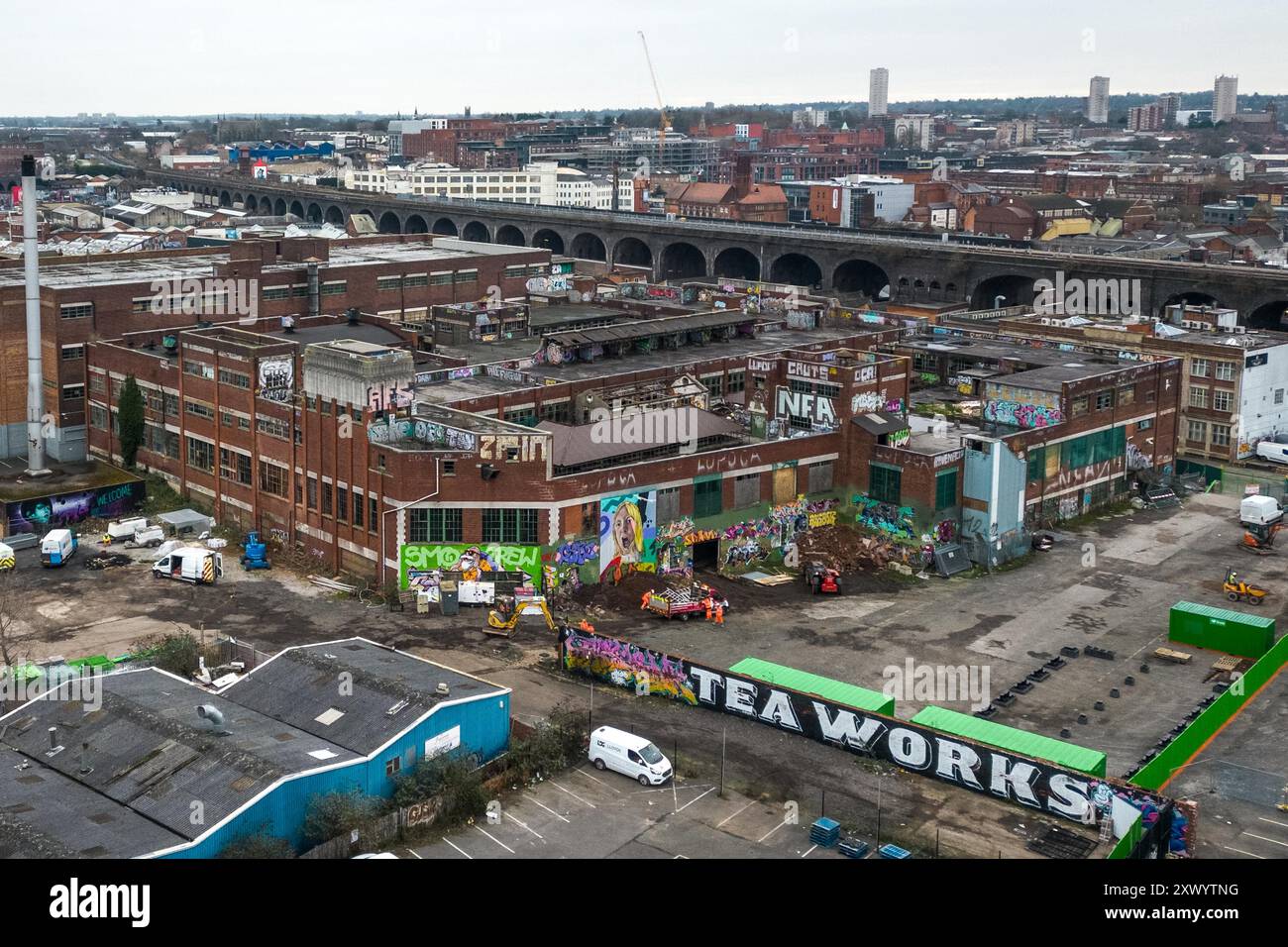 Canal Street, Digbeth, Birmingham, 11th January 2024 - Construction ...