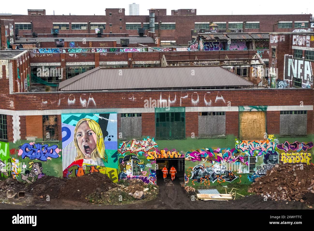 Canal Street, Digbeth, Birmingham, 11th January 2024 - Construction ...