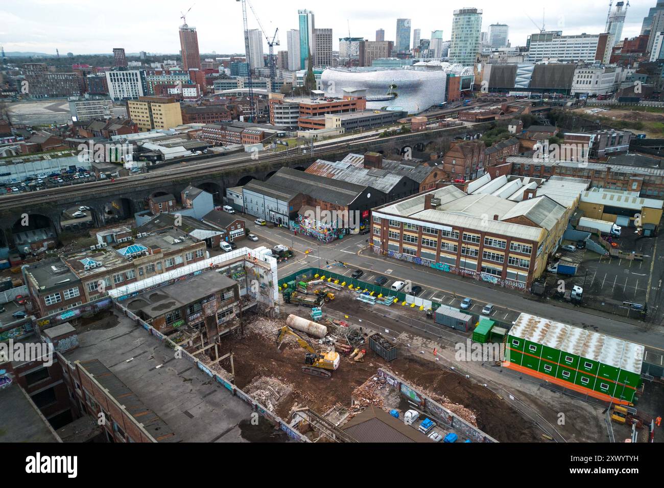 Canal Street, Digbeth, Birmingham, 20th February 2024 - Construction ...