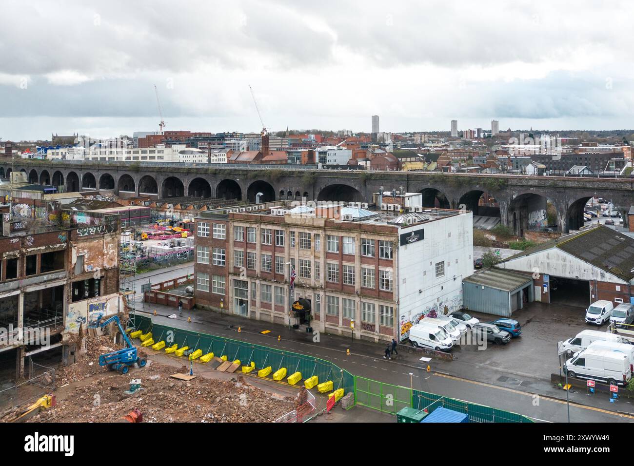 Canal Street, Digbeth, Birmingham, 15th March 2024 - Construction ...