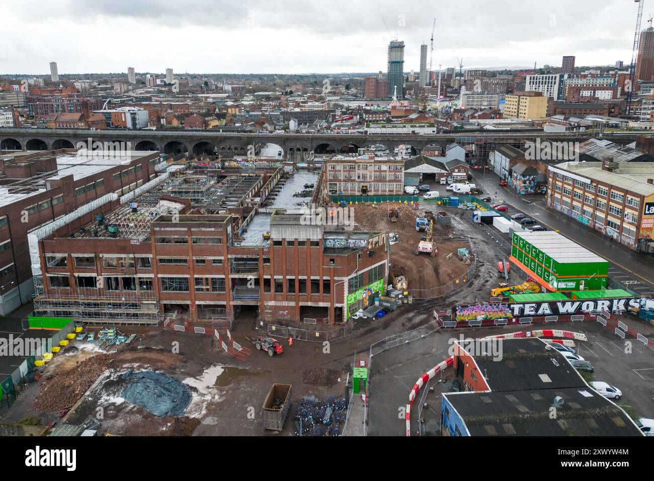 Canal Street, Digbeth, Birmingham, 15th March 2024 - Construction ...
