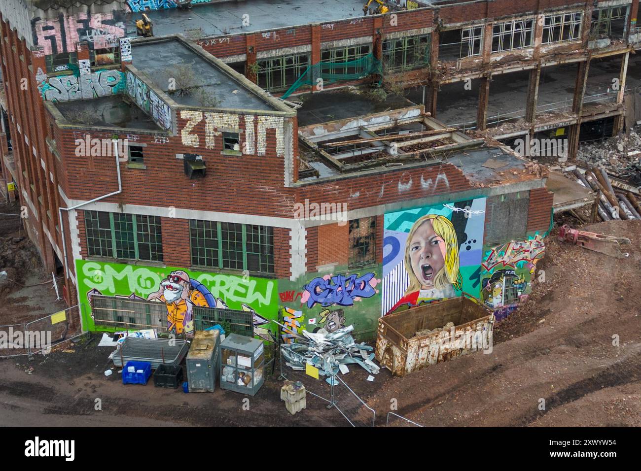 Canal Street, Digbeth, Birmingham, 15th March 2024 - Construction ...