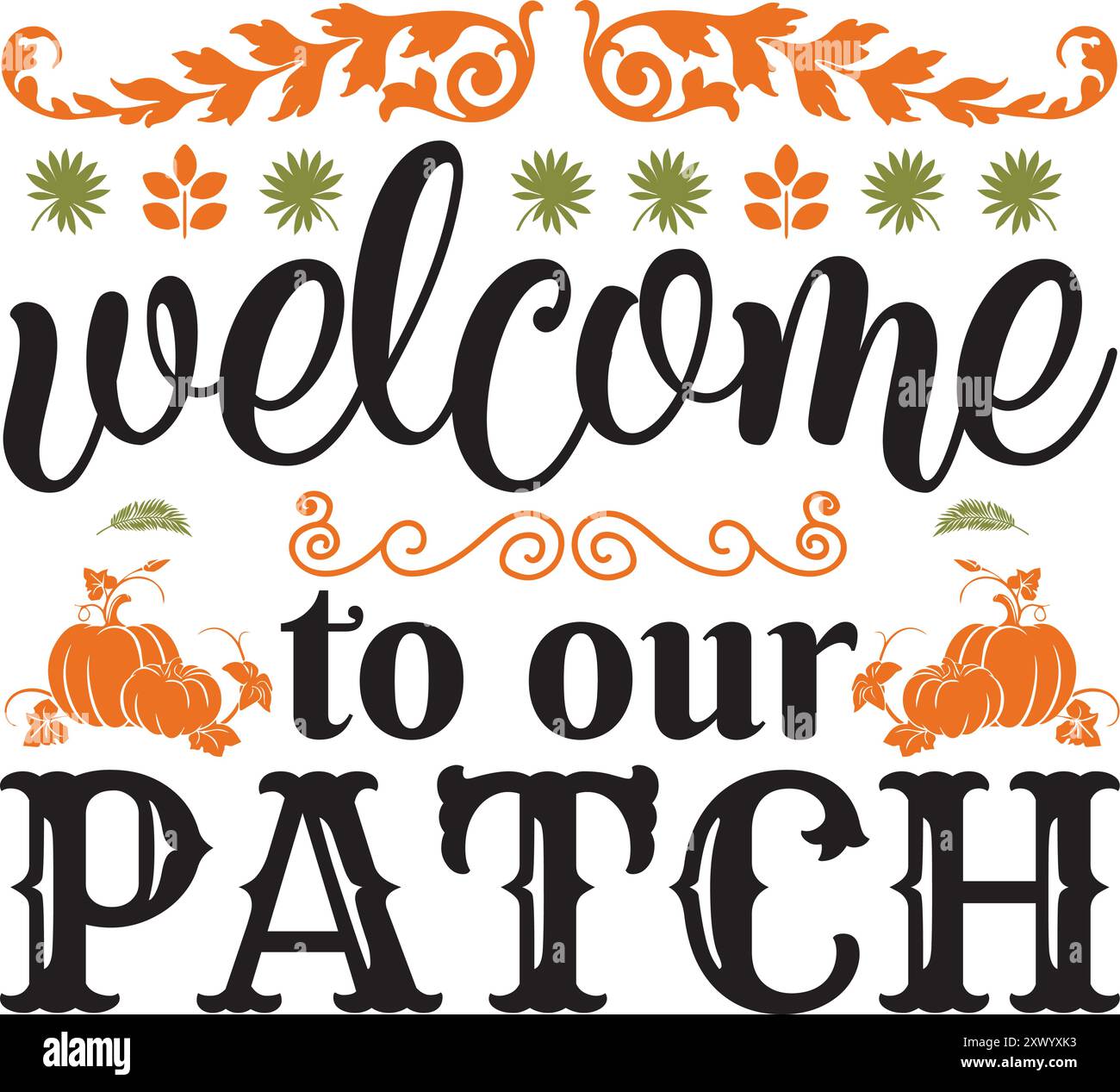 Fall Lettering Svg Fall SVG Design Lettering Concept Typography T-Shirt Design Stock ...