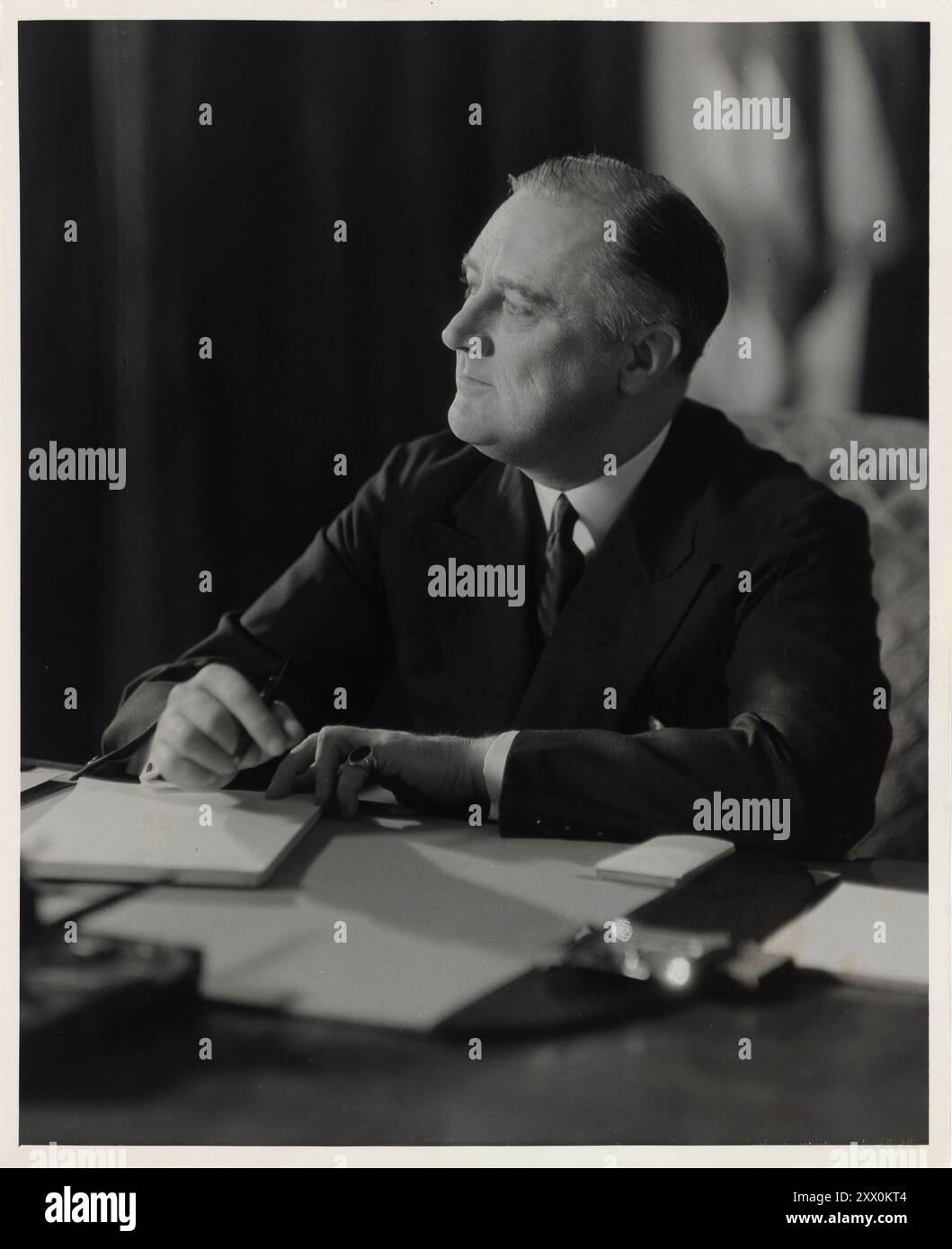 President Franklin D. Roosevelt. c. 1933 Stock Photo