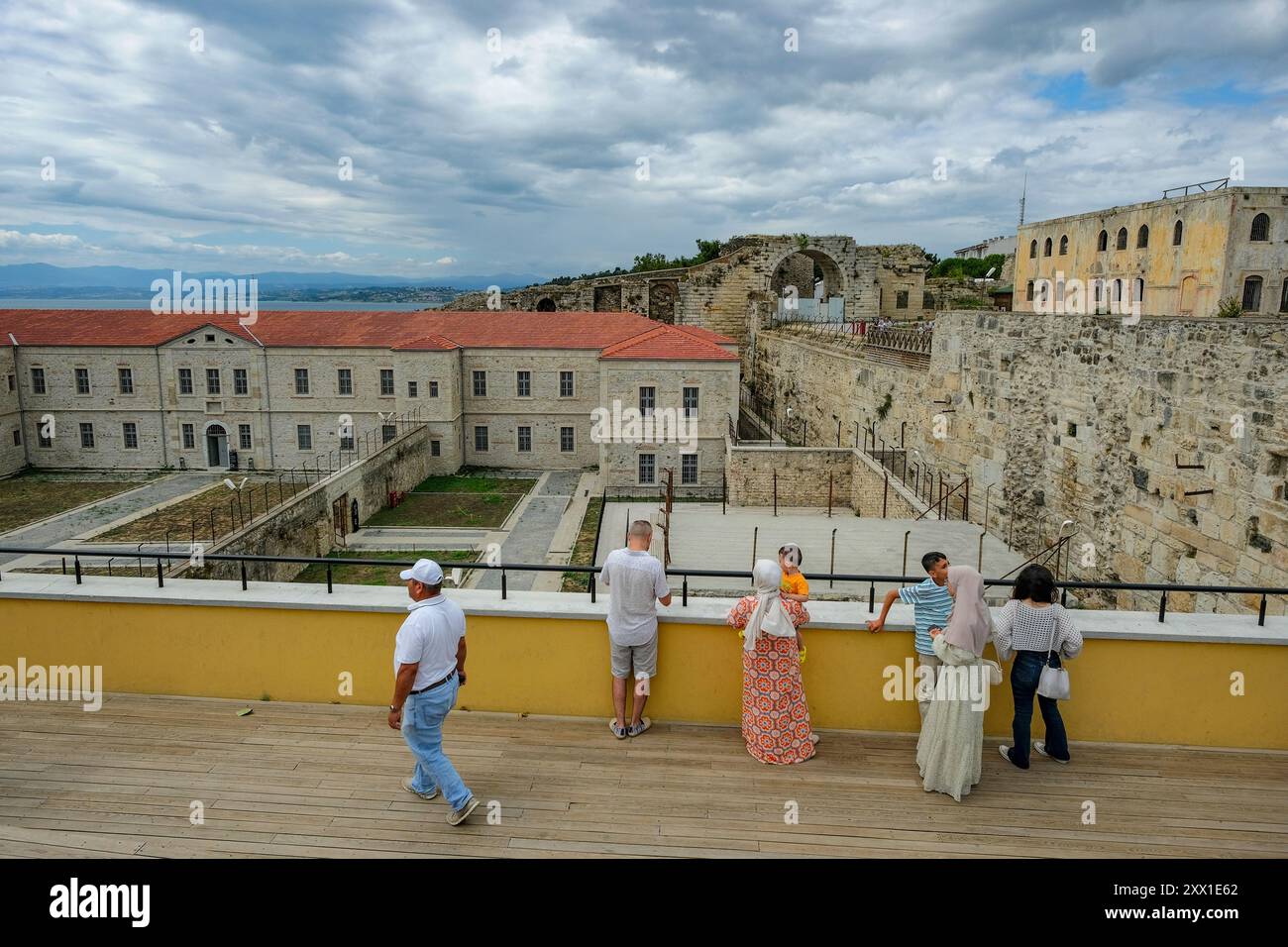 Sinop, Turkey - July 31, 2024: People visiting the Sinop Fortress ...