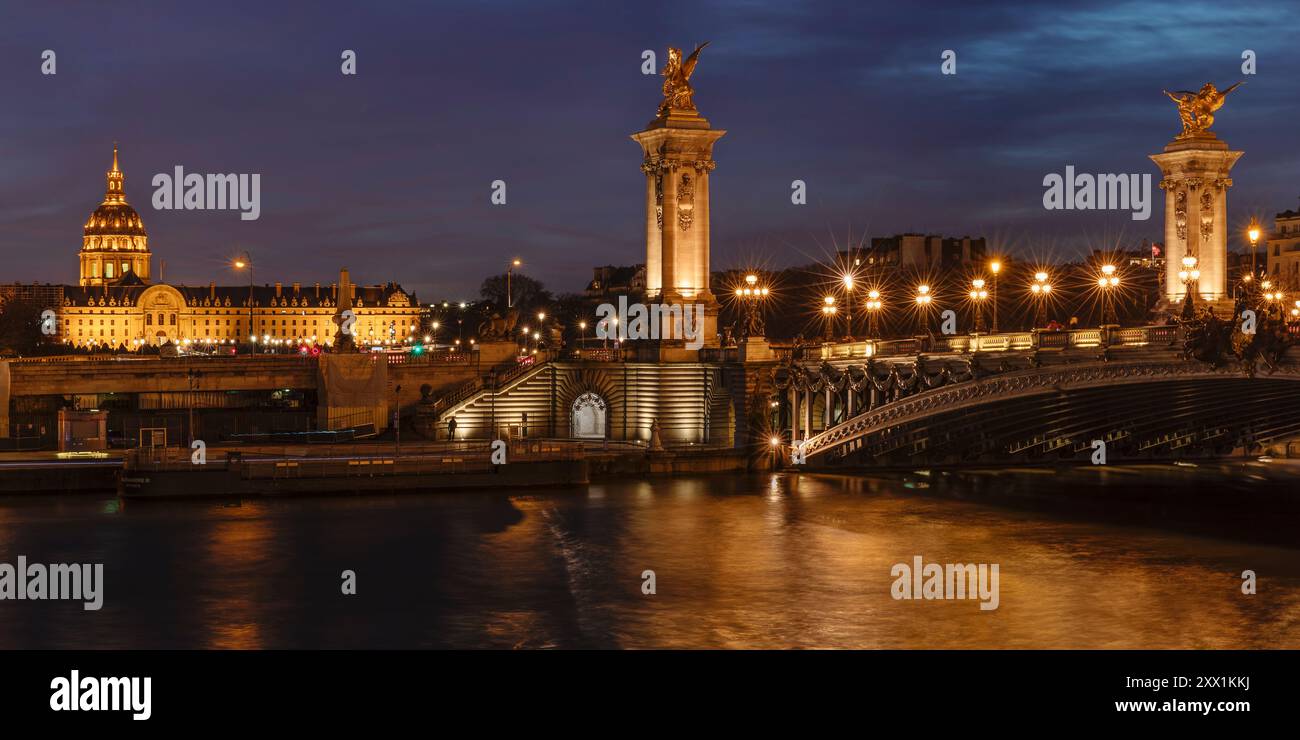 France paris famous statues alexandre hi-res stock photography and