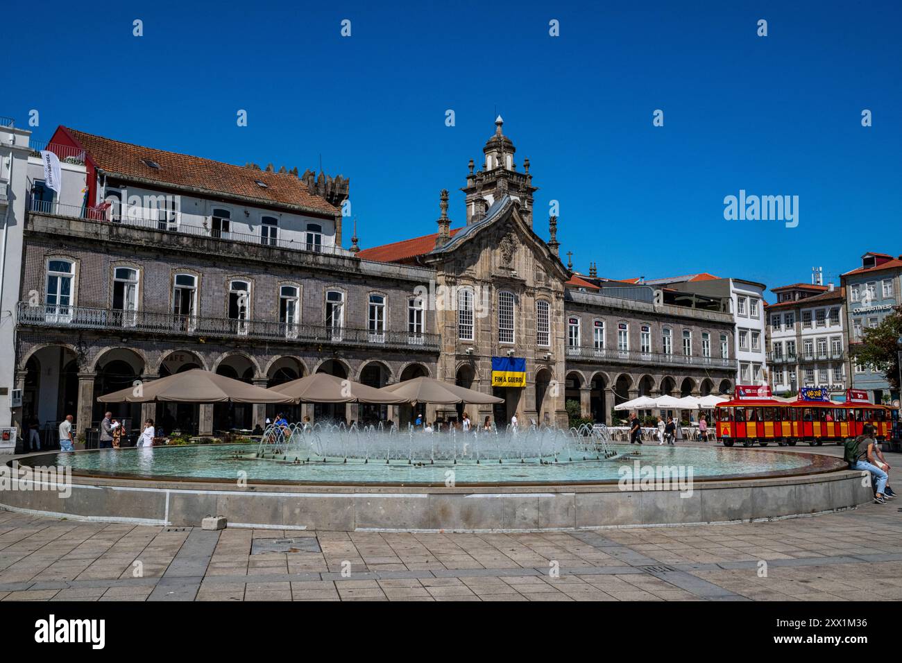 Historic center of Braga, Norte, Portugal, Europe Stock Photo
