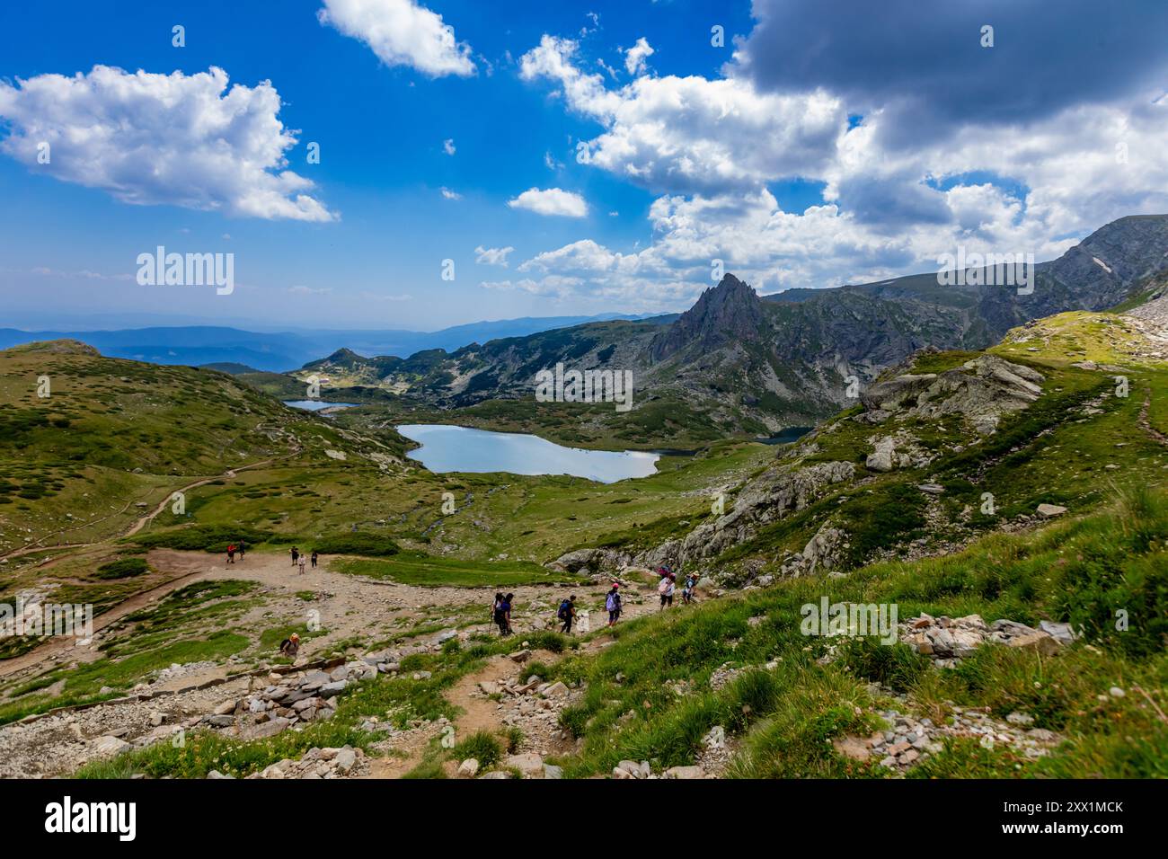 Views of Seven Rila Lakes, Bulgaria, Europe Stock Photo - Alamy