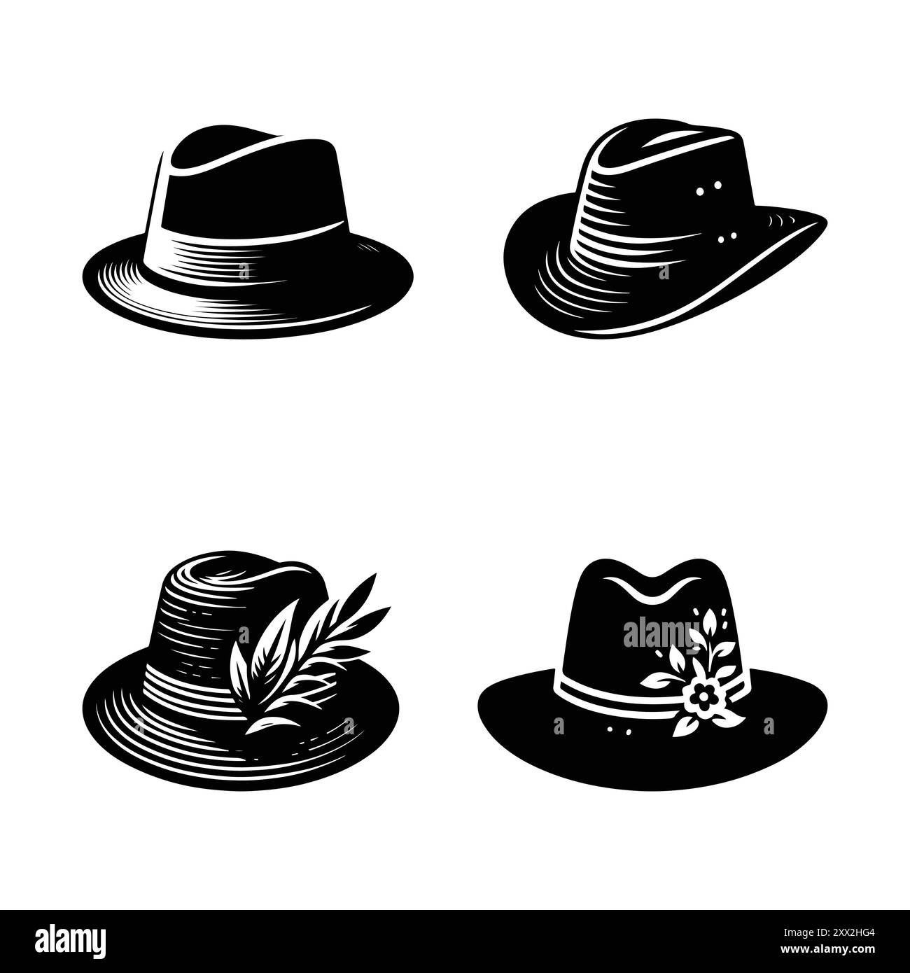 Old man wear hat Cut Out Stock Images & Pictures - Alamy