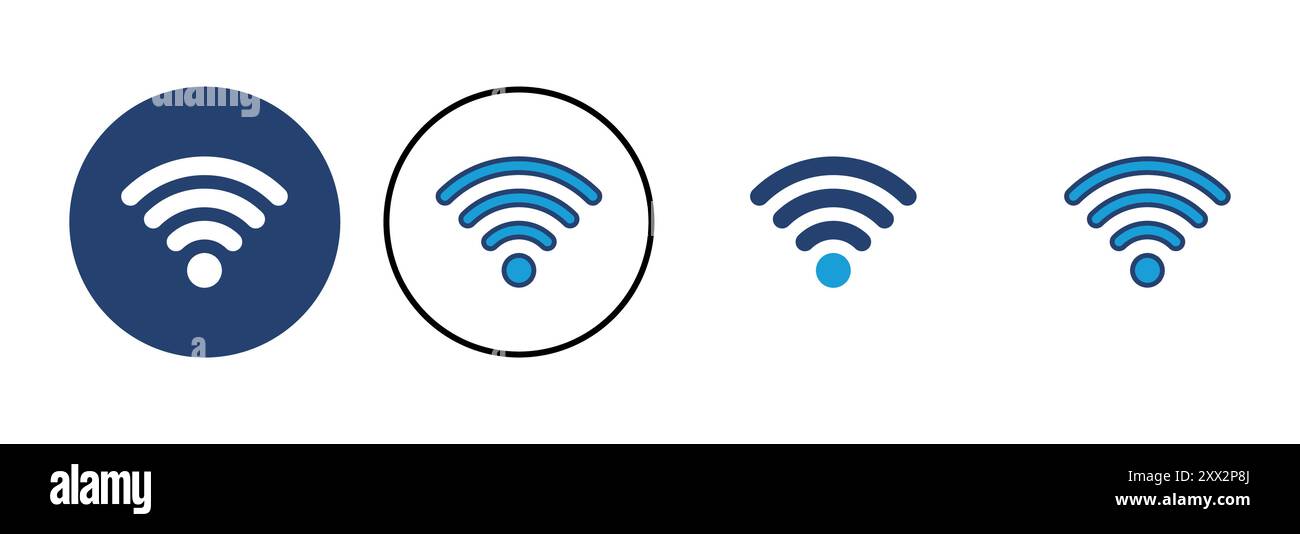 Wifi icon vector. signal vector icon. Wireless icon vector Stock Vector ...
