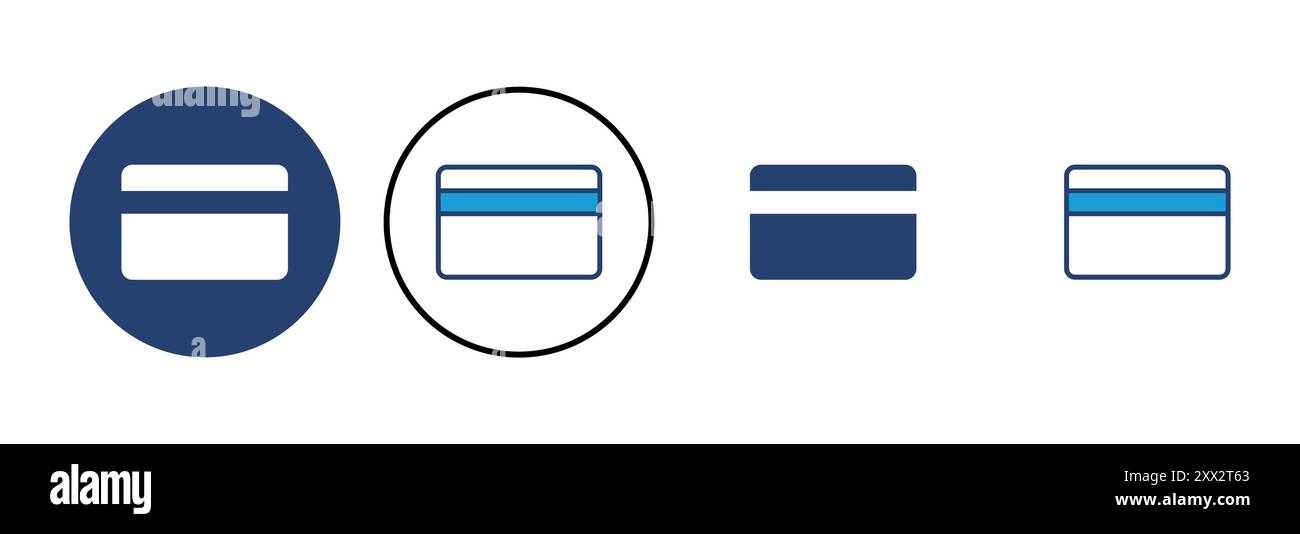 Credit card icon vector. Credit card payment icon vector Stock Vector