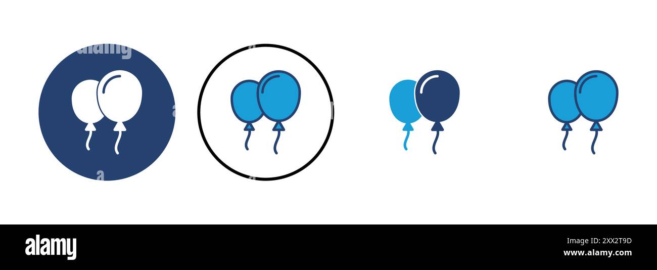 Balloon icon vector. party balloon icon decoration birthday vector ...